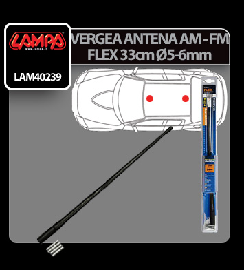 Vergea antena Flex (AM/FM) Lampa - 33cm - Ø 5-6mm thumb