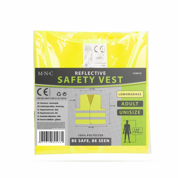 Visibility vest - lemongrass