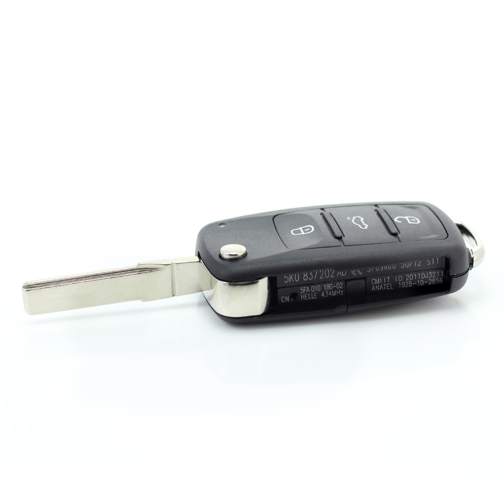 Volkswagen - Carcasă cheie tip briceag, cu 3 butoane, 2010 +  (MK6) - CARGUARD thumb