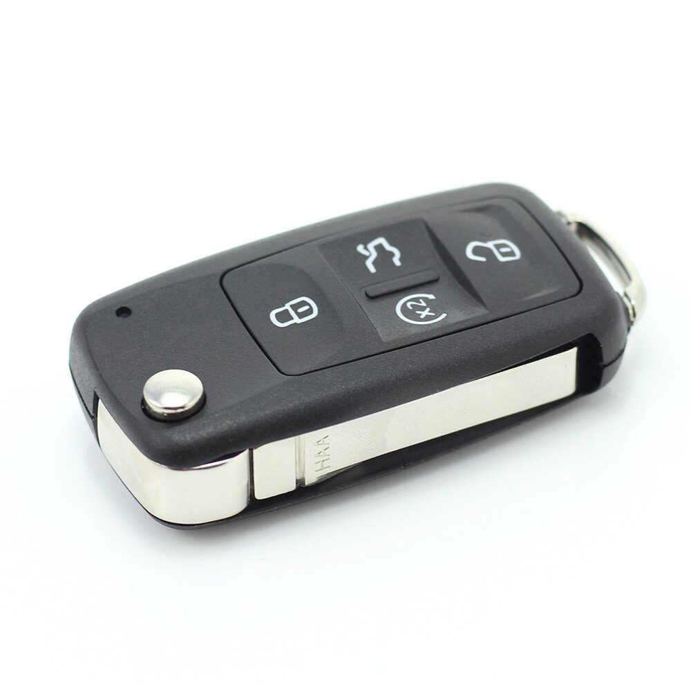 Volkswagen - Carcasă cheie tip briceag, cu 4 butoane - CARGUARD thumb