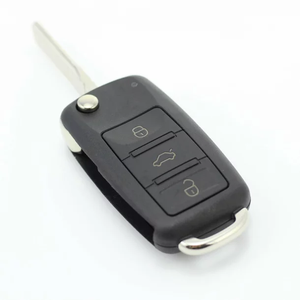 Volkswagen Touareg - Carcasă cheie tip briceag, cu 3 butoane - CARGUARD