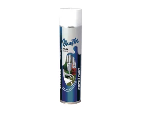 Maestro shiny acrylic paint aerosol 600ml RAL9010 - White