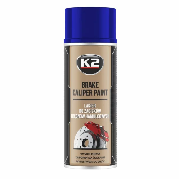 K2 féknyereg festék spray, 400ml - Kék