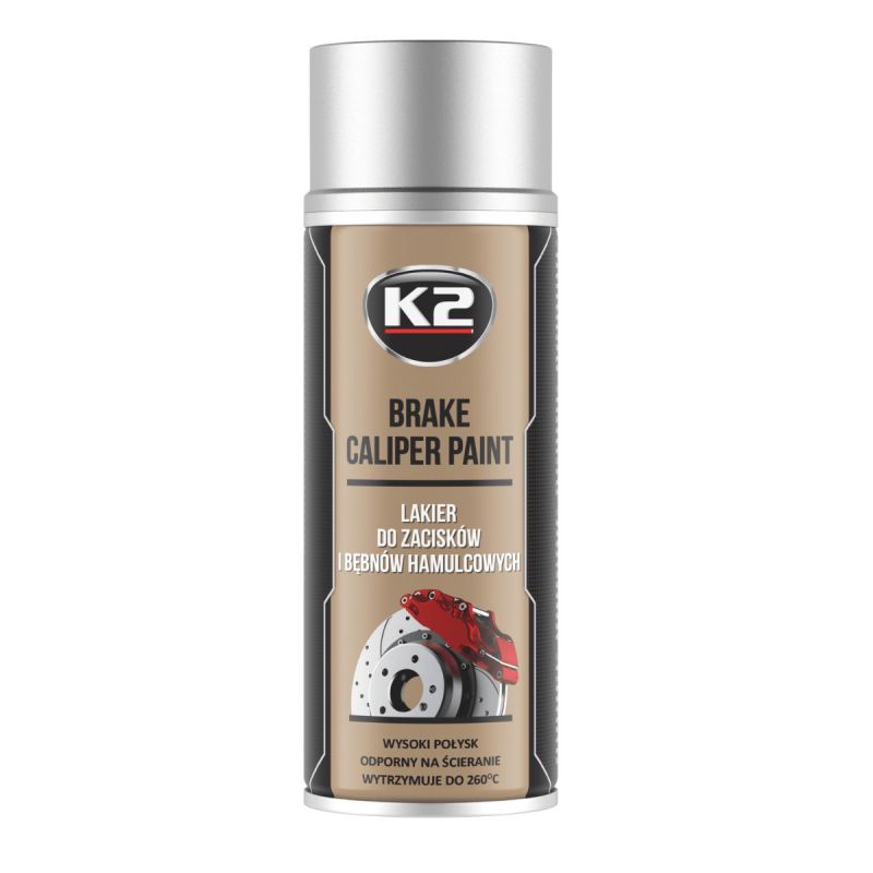 K2 brake caliper paint, 400ml - Silver thumb