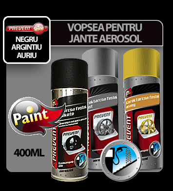 Prevent wheel disk paint fuel resistant aerosol 400ml - Silver thumb