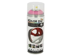 Vopsea spray cauciucata Kolor Dip 400ml - Fluor pink