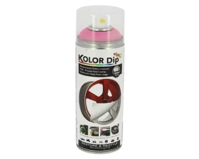 Kolor Dip Gumis festék spray 400ml - Fluor pink