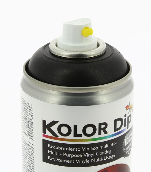 Vopsea spray cauciucata Kolor Dip 400ml - Metallic black thumb