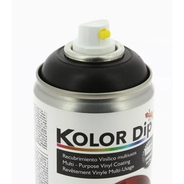 Vopsea spray cauciucata Kolor Dip 400ml - Metallic black