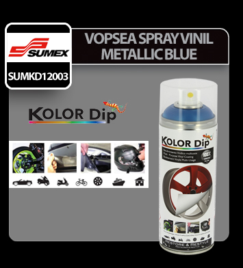 Kolor Dip Gumis festék spray 400ml - Metallic blue thumb