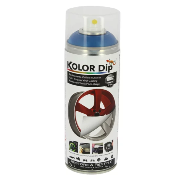 Kolor Dip Vinyl coating paint spray 400ml - Metallic blue