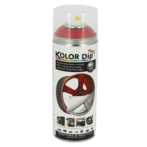 Vopsea spray cauciucata Kolor Dip 400ml - Metallic red thumb
