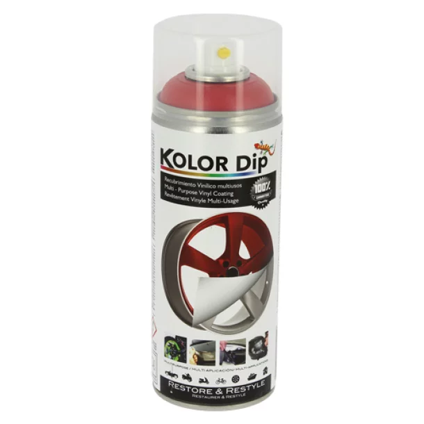 Kolor Dip Gumis festék spray 400ml - Metallic red