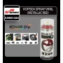 Vopsea spray cauciucata Kolor Dip 400ml - Metallic red