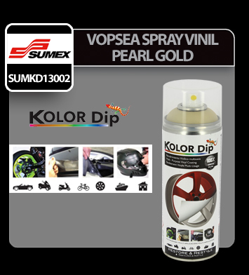 Vopsea spray cauciucata Kolor Dip 400ml - Pearl gold thumb