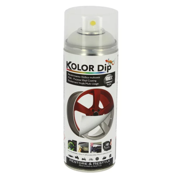 Vopsea spray cauciucata Kolor Dip 400ml - Pearl white