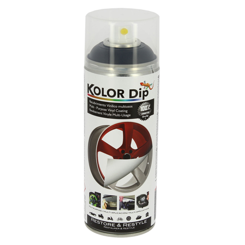 Kolor Dip Gumis festék spray 400ml - Solid Black thumb