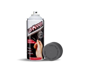 Gumis festék spray Wrapper 400ml - Fémes titánszürke