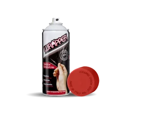 Wrapper, removable spray film, 400 ml - Traffic red - Ral 3020