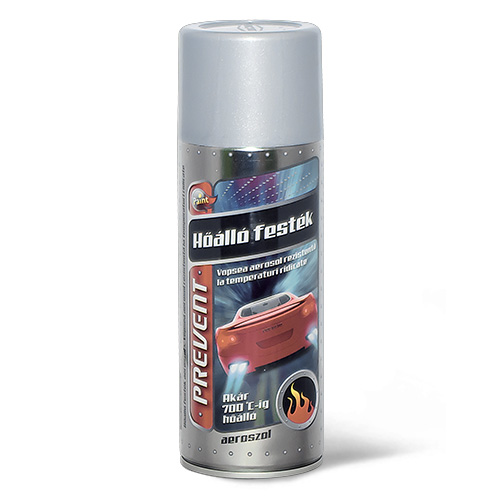 Prevent heat resistan paint aerosol 400ml - Silver thumb